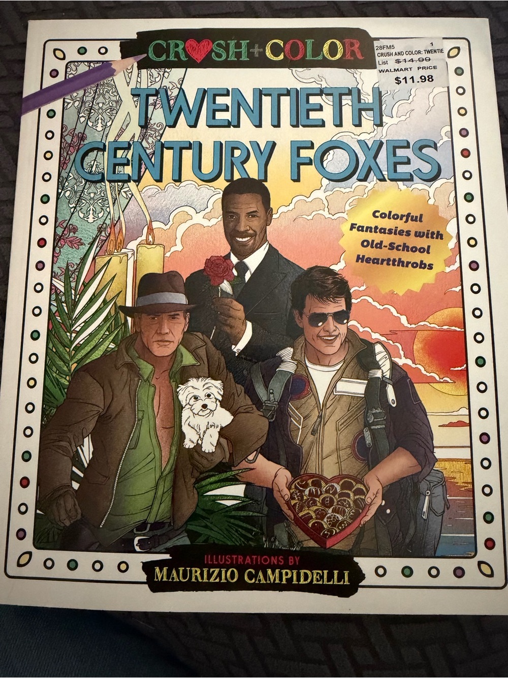 Castle Point Books Crush and Color: Twentieth-Century Foxes Adult Coloring Book